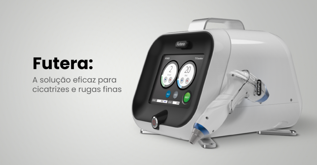 Descubra como o Futera, com tecnologia de radiofrequência eletrocomputadorizada, trata cicatrizes de acne, rugas finas e melhora a textura e firmeza da pele com rápida recuperação e alta eficácia.